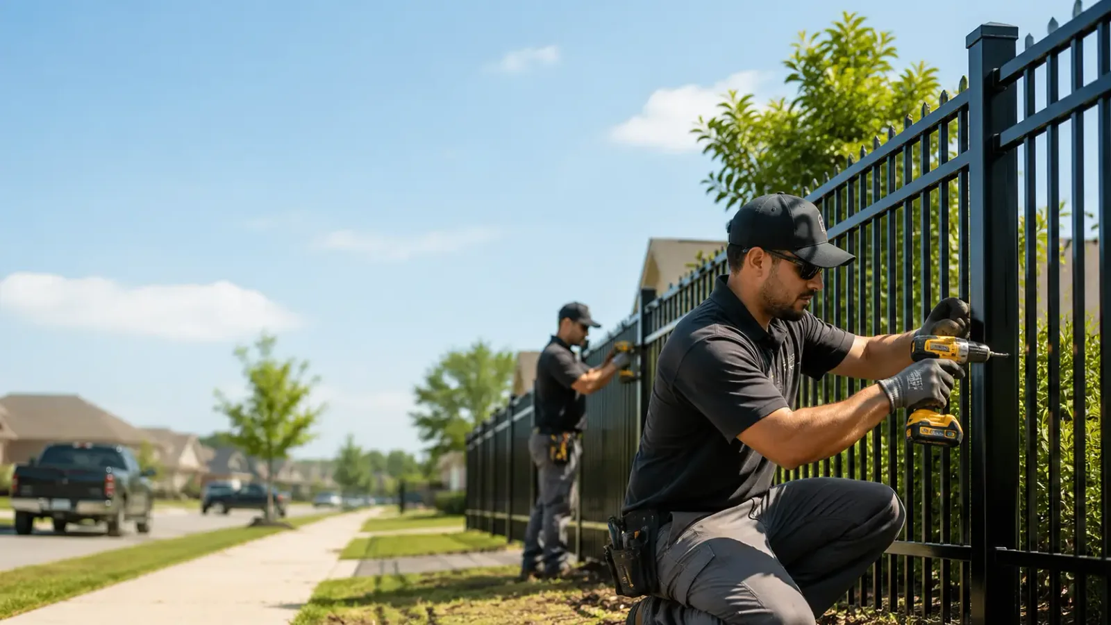 Metal Fence Installation in Plainview, MN